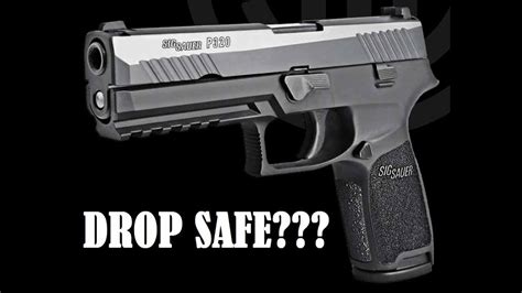 sig p320 safety drop test